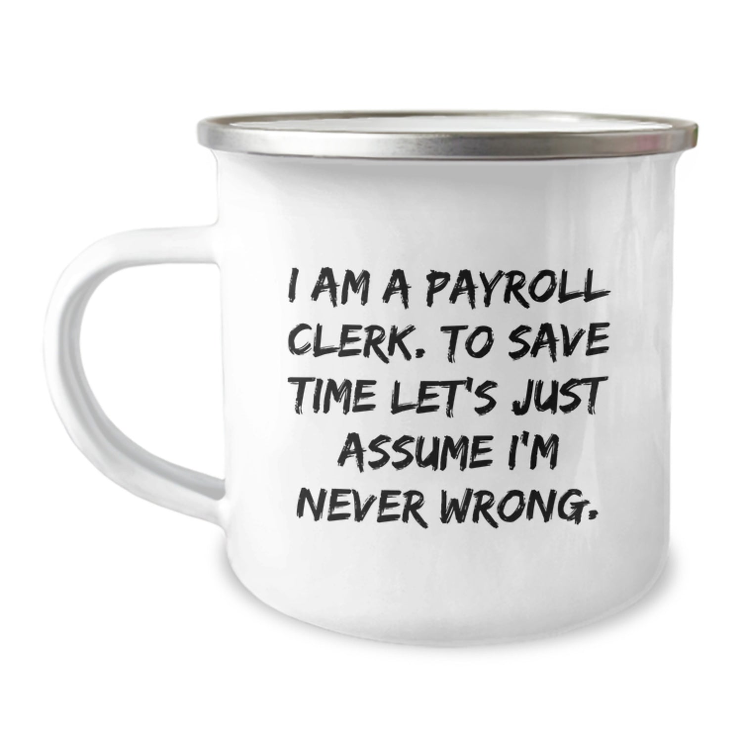 Gifts from Friends for Payroll Clerks - Funny Camping Mug for Christmas Unique Presents - Image 1