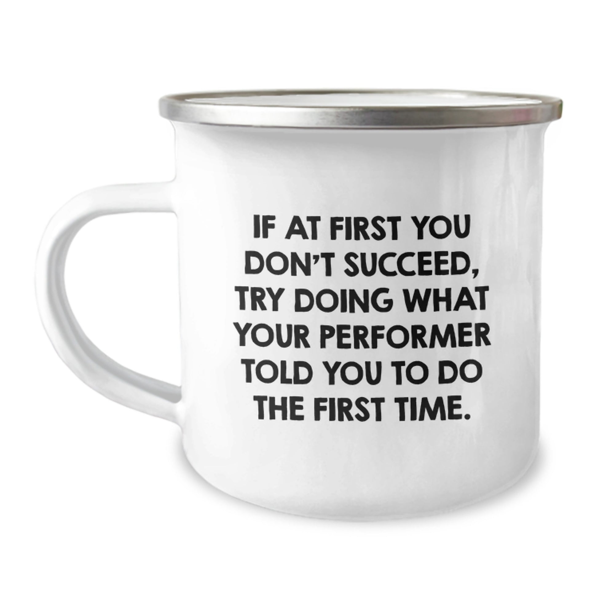 Funny Performer Gifts from Friends Unique Camping Mug for Men Women Christmas - Image 1