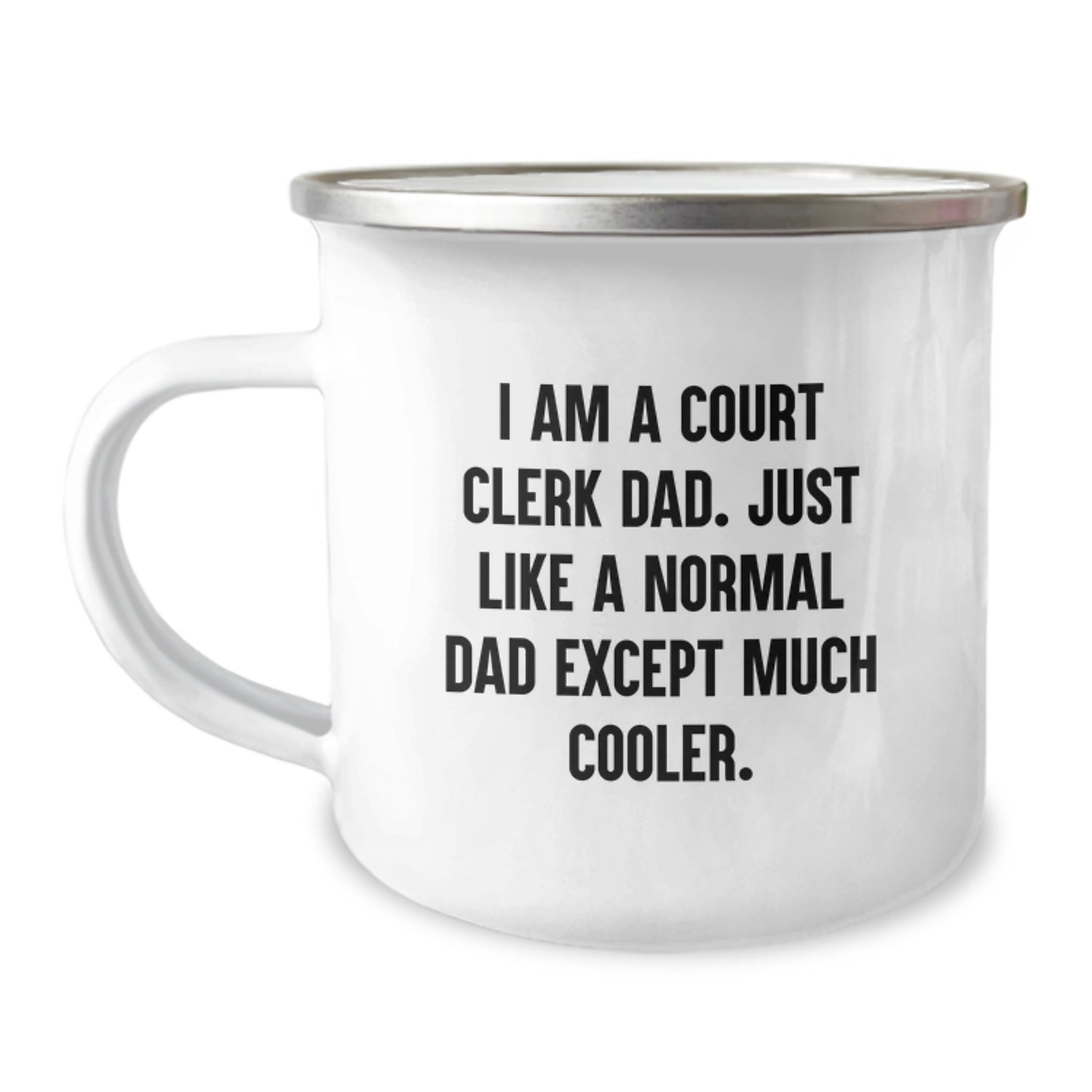 Court Clerk Dad Camping Mug Funny Valentine's Unique Gifts from Family - Image 1