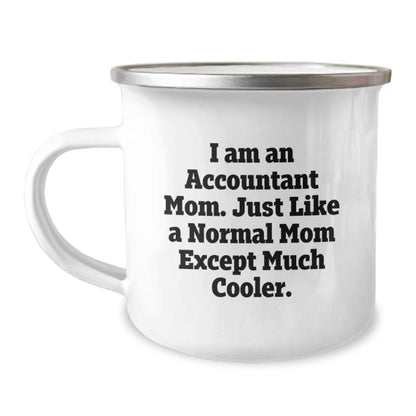 Funny Accountant Gifts for Men, Women, Coworkers, Family - I Am An Accountant Mom Camping Mug, Unique Christmas Memorable Presents - Image 1