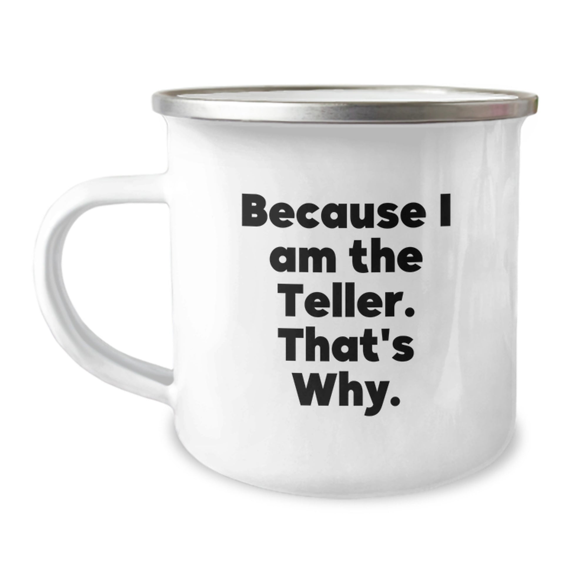 Funny Teller Camping Mug for Friends and Family, Gifts from Men or Women on Christmas Unique Gifts - Image 1