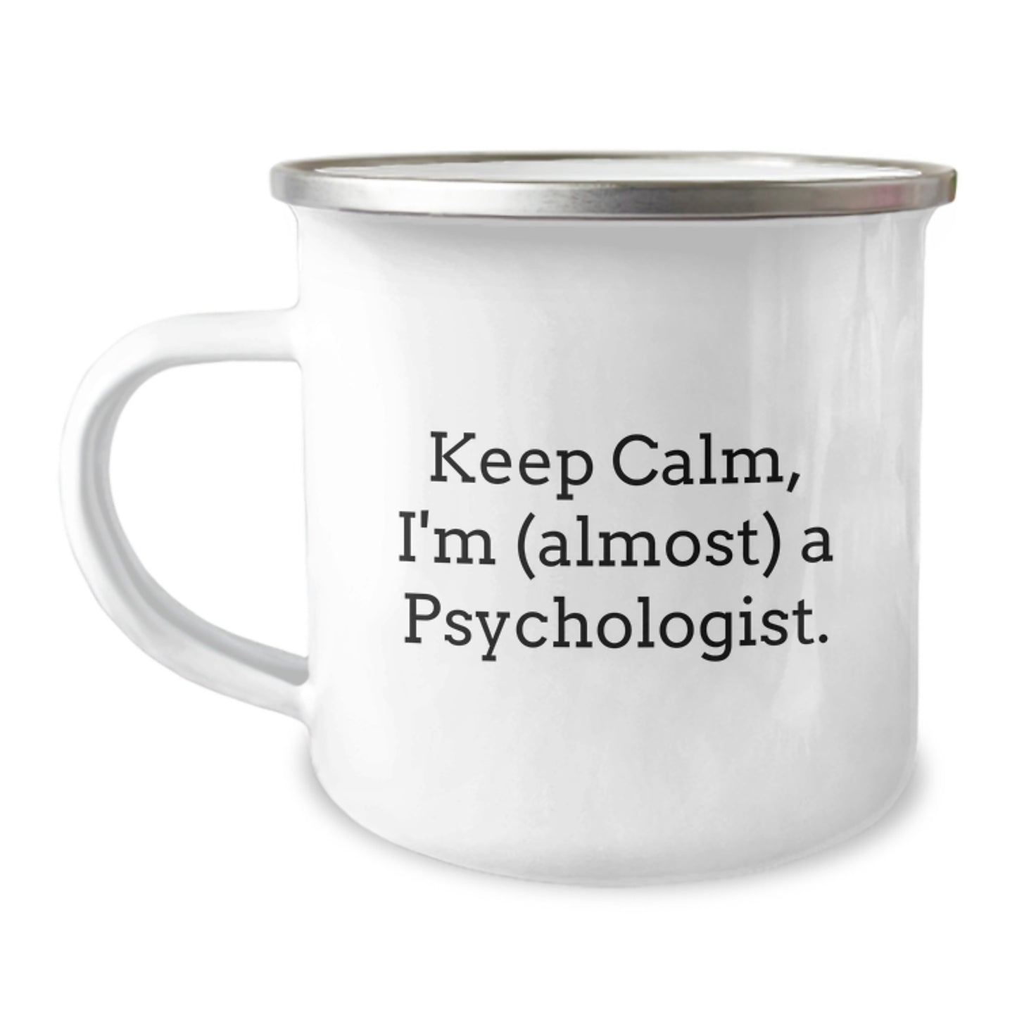 Funny Psychologist Gifts for Men - Keep Calm I'm (almost) A Psychologist Christmas Unique Gifts from Friends - Image 1