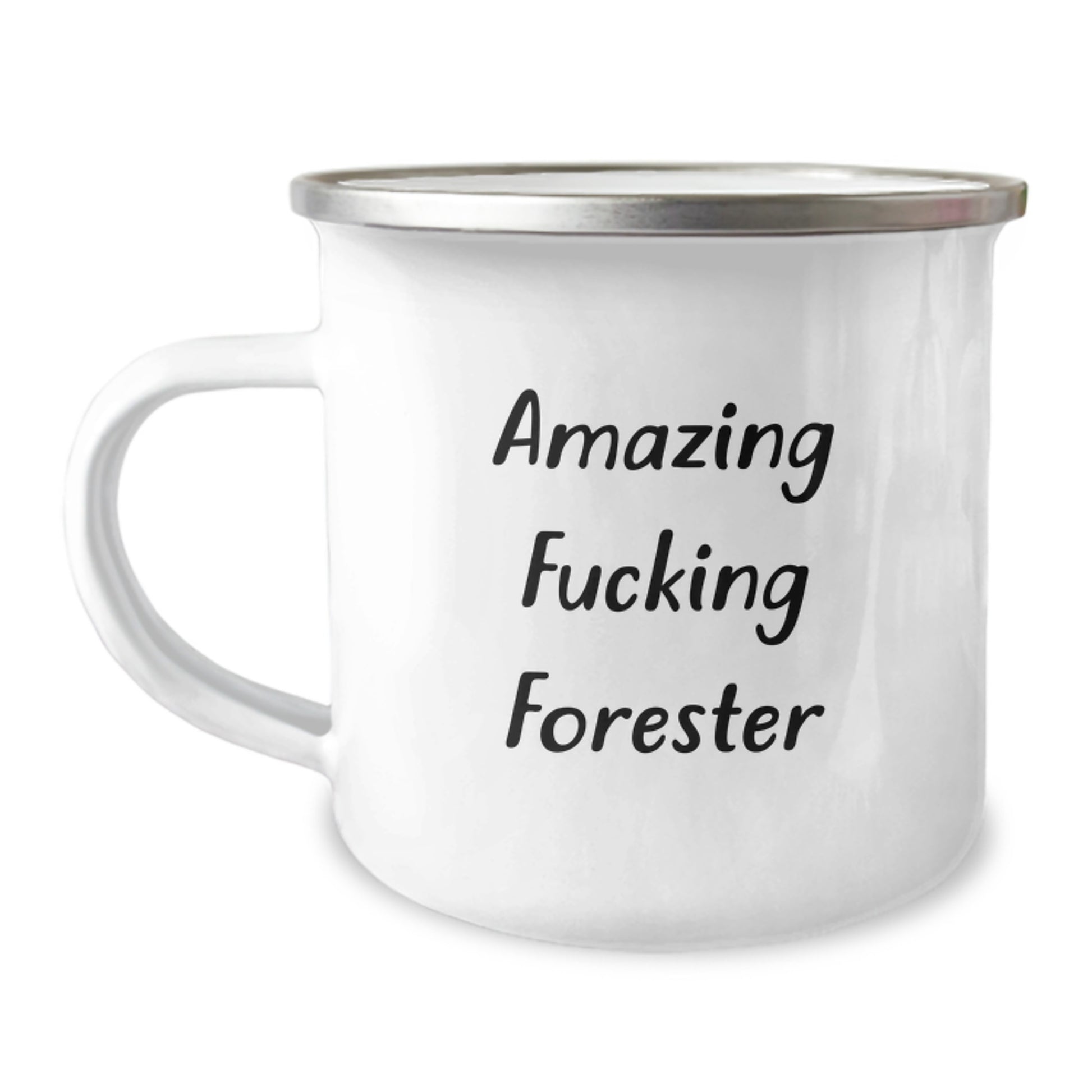 Cute Forester Camping Mug Gifts for Men from Friends - Amazing F--king Forester - Christmas Unique Presents - Image 1