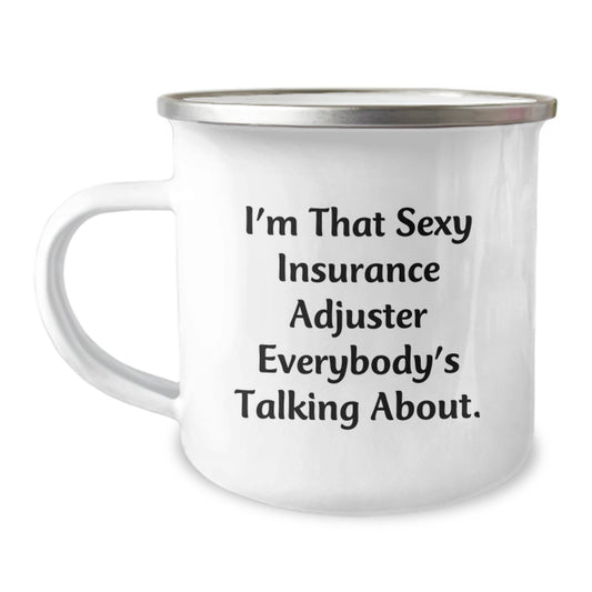 Sexy Insurance Adjuster Mug Gifts from Friends and Family for Christmas Camping Adventures - Image 1