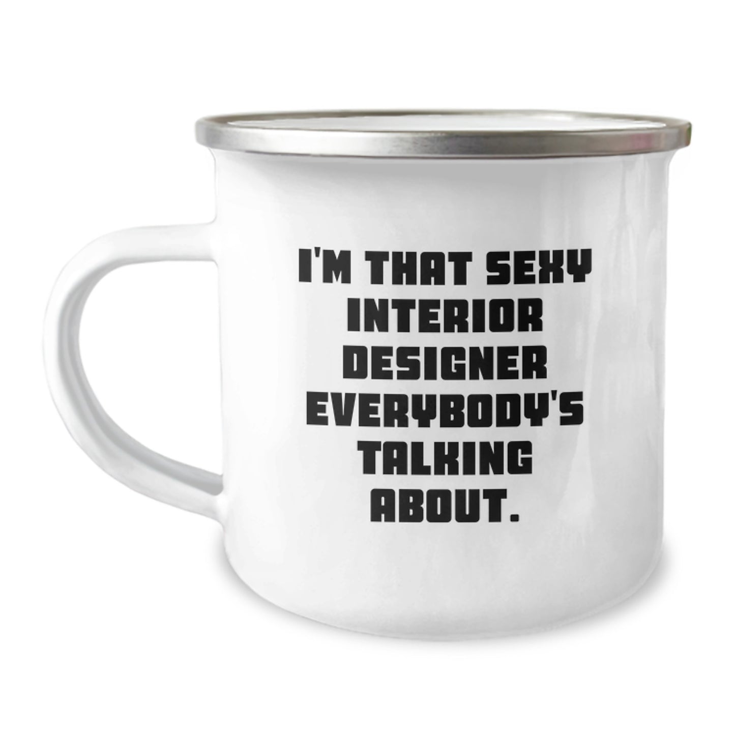 Funny Interior Designer Gifts for Men from Friends, 'I'm That Sexy Interior Designer Everybody's Talking About' Christmas Unique Mugs - Image 1
