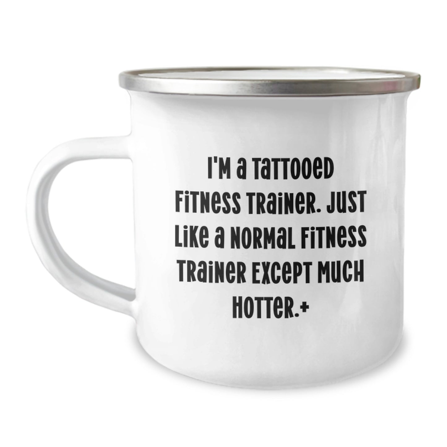 Funny Fitness Trainer Camping Mug Gifts from Men to Friends for Christmas Unique Presents - Image 1