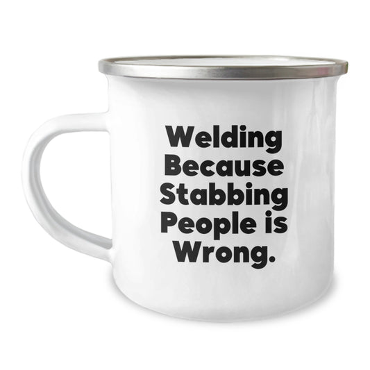 Welding Funny Gifts for Men - Funny Welding Gifts from Family - Men's Christmas Unique Mugs for Welding Enthusiasts - Best Camping Mugs with Funny Quotes - Image 1