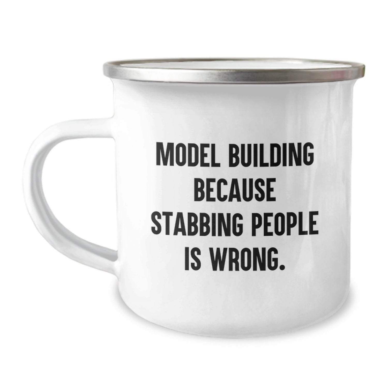 Funny Model Building Camping Mug Gifts from Friends for Christmas - Image 1