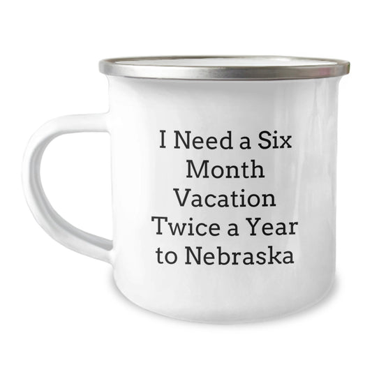 Funny Nebraska Camping Mug Gifts from Friends and Family for Men and Women on Christmas Vacation - Image 1