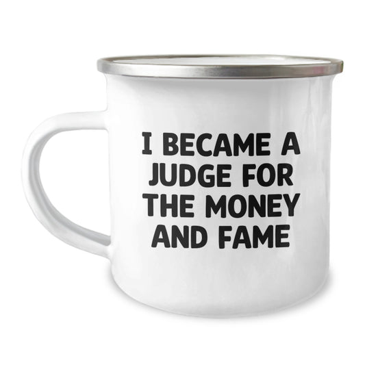 Funny Judge Gifts From Friends for Judge Enthusiasts - Judge Camping Mug - Christmas Unique Gifts for Judge - Image 1
