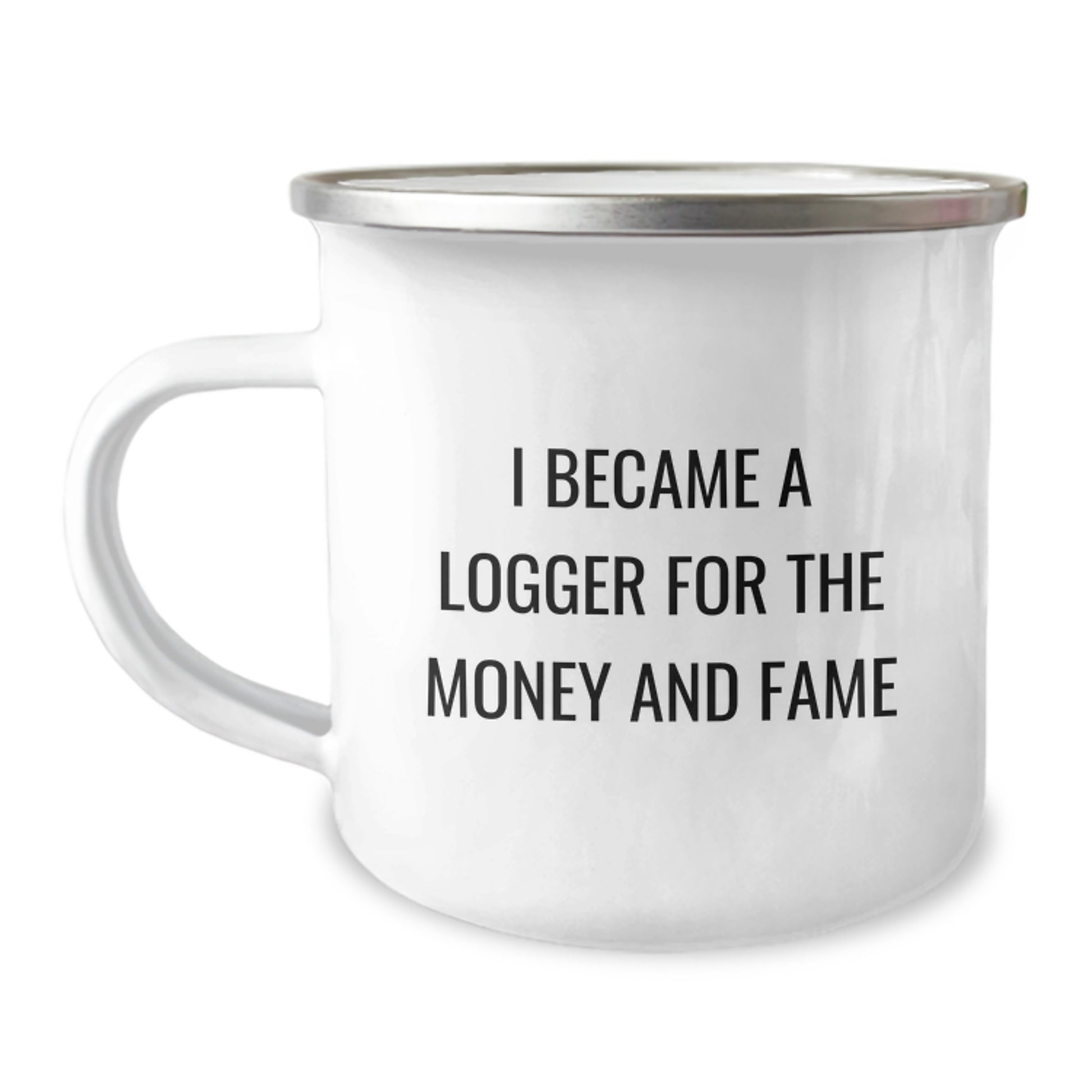 Logger Gifts from Men, Funny Logger Camping Mug, Unique Christmas Unique Gifts for Logger Friends and Family - Image 1
