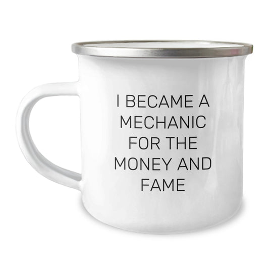 Funny Mechanic Gifts for Men - Mechanic Camping Mug - Unique Christmas Unique Gifts from Friends for Mechanic Lovers - Image 1
