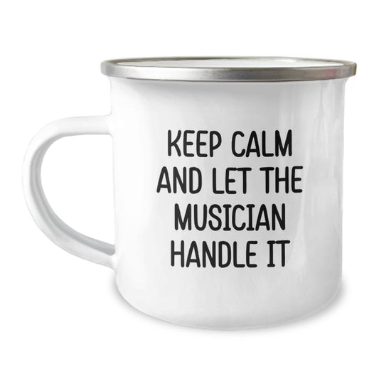 Funny Gifts for Musician Friends, Christmas Unique Musician Camping Mugs, Funny Musician Quote - Image 1