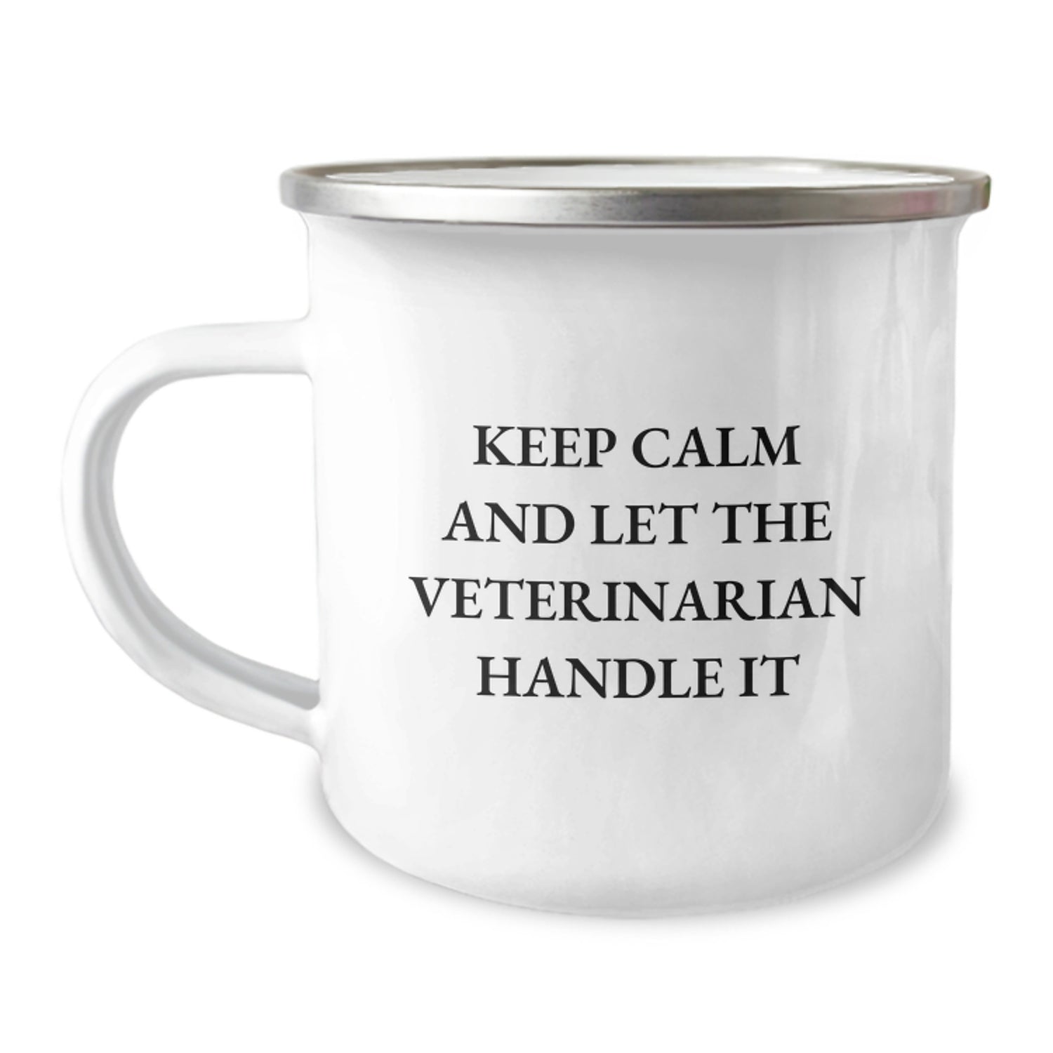 Funny Veterinarian Gifts Christmas Unique Mugs from Family to Veterinarian Friends - Keep Calm And Let The Veterinarian Handle It - Image 1