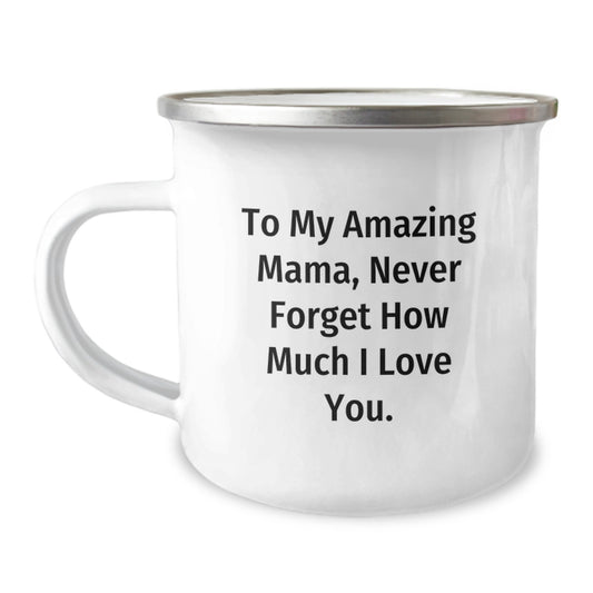 Cute Inspirational Camping Mug Gifts for Mama - Gift from Family on Christmas - Image 1