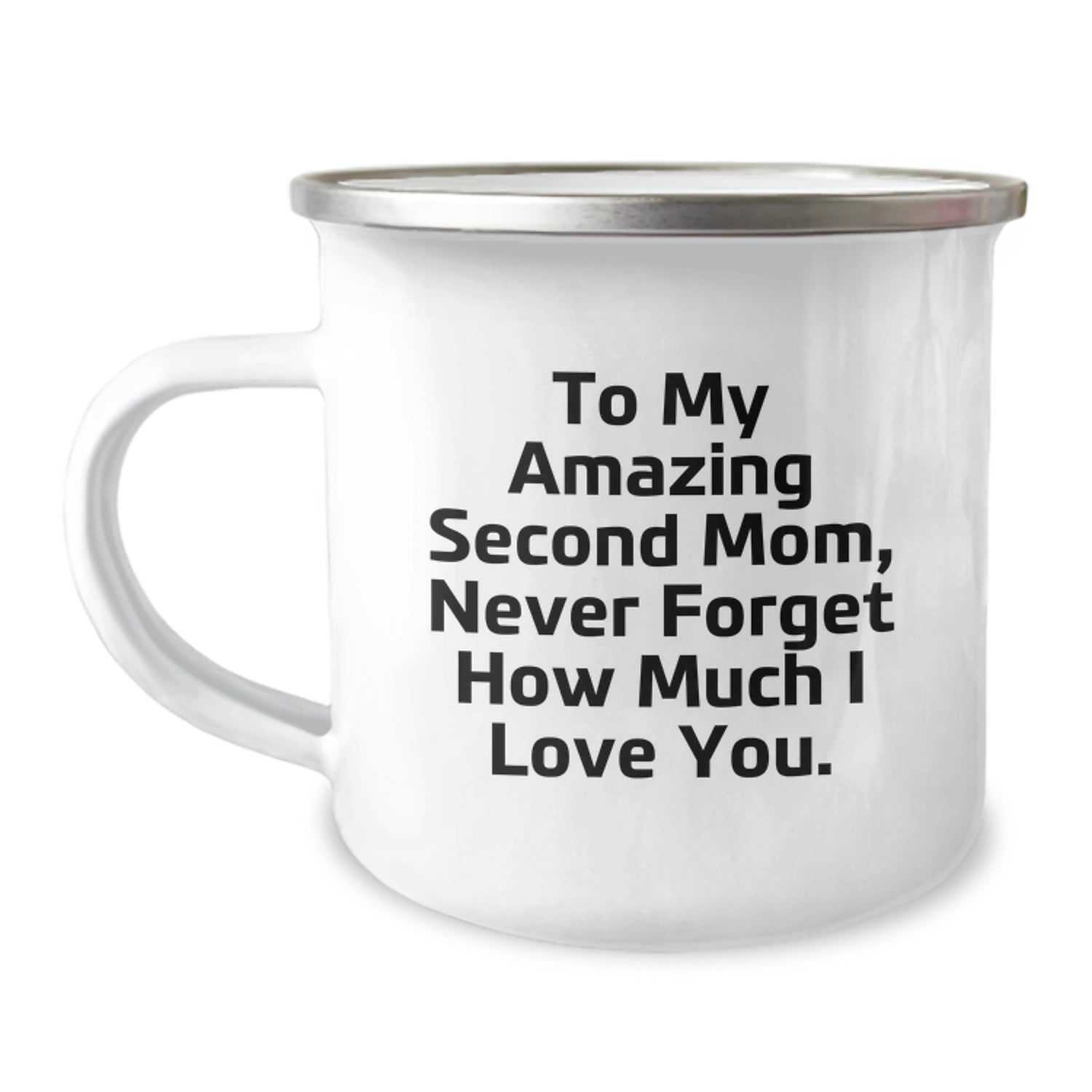 Gifts from Men to My Amazing Second Mom - Inspirational Camping Mug for Christmas - Image 1