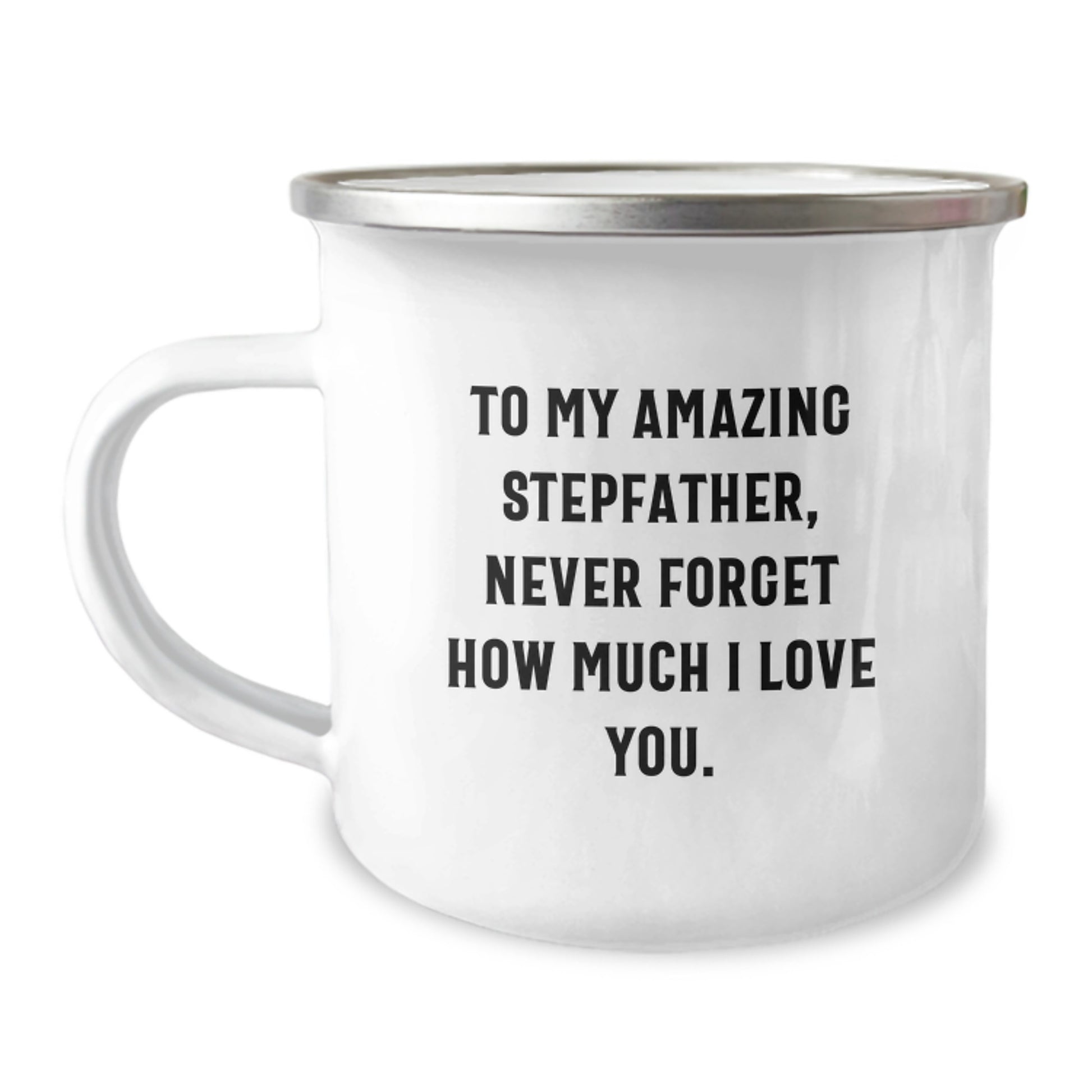 Inspirational Gifts for Stepfather from Family - Funny Camping Mug for Dad - Christmas Unique Gifts for Stepdads - Gifts from Family to Stepfather - Image 1