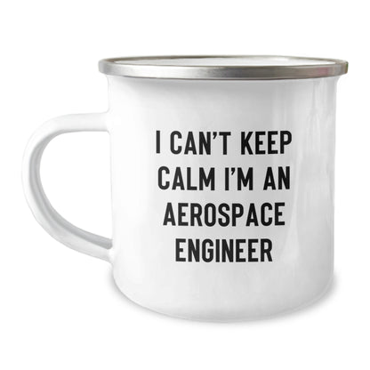 Funny Aerospace Engineer Gifts from Friends - I Cant Keep Calm I'm An Aerospace Engineer Christmas Unique Gifts for Men and Women, Camping Mug, Perfect for Aerospace Engineer Enthusiasts - Image 1