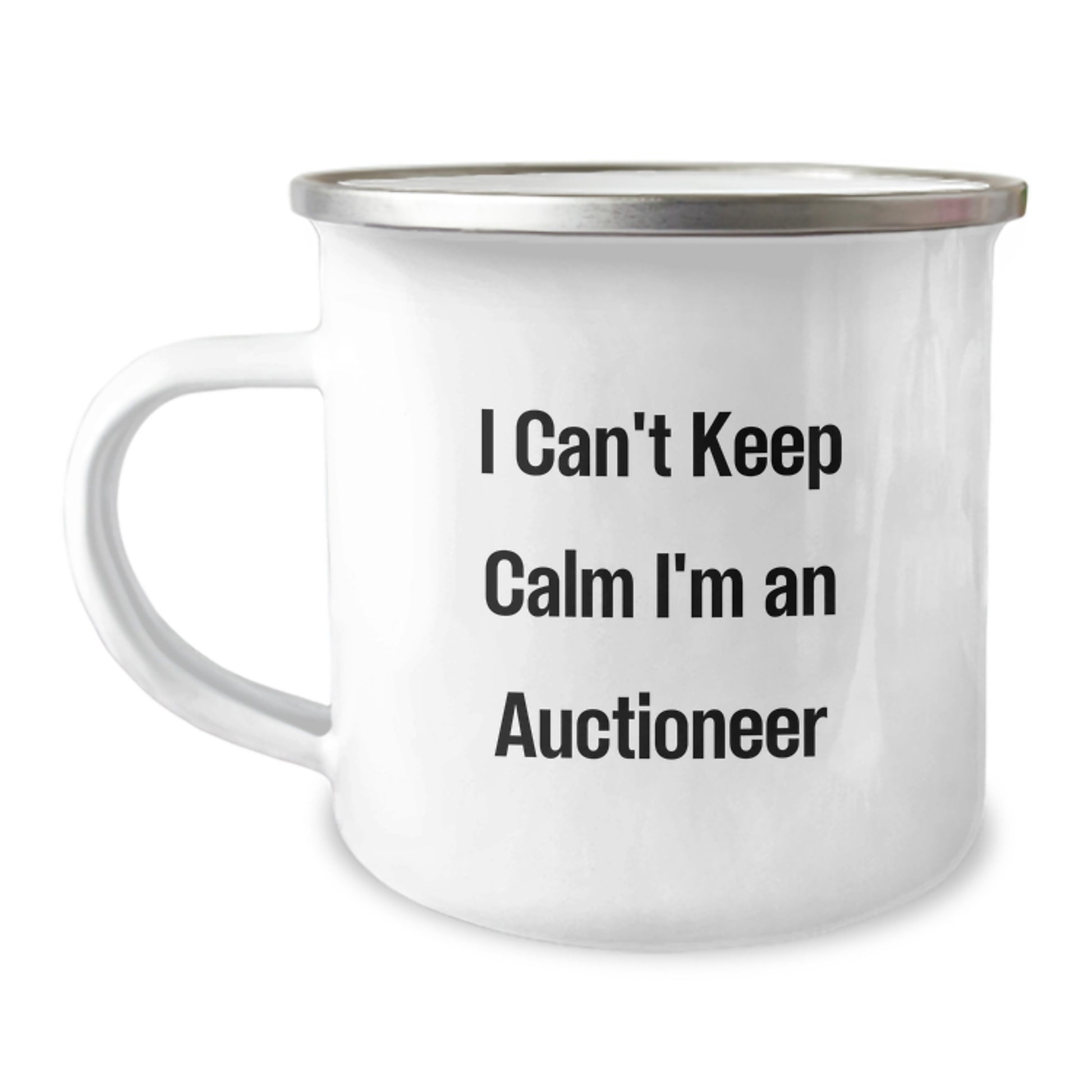 Funny Gifts from Friends and Family for Auctioneer Enthusiasts - I Can't Keep Calm I'm An Auctioneer Christmas Unique Gifts - Image 1