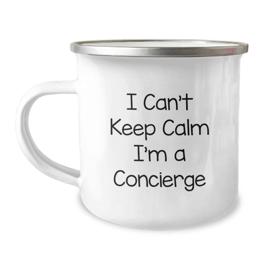 Funny Concierge Gifts from Friends, I Can't Keep Calm I'm A Concierge Christmas Unique Gifts for Concierge - Image 1