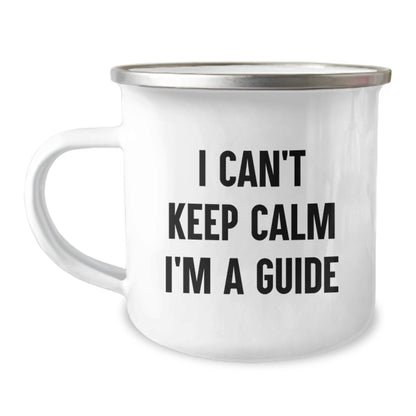 Funny Guide Gifts for Guide Enthusiasts, Christmas Unique Gifts from Friends to Guide Men, Guide Camping Mug with Inspirational Quote - Image 1