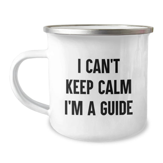 Funny Guide Gifts for Guide Enthusiasts, Christmas Unique Gifts from Friends to Guide Men, Guide Camping Mug with Inspirational Quote - Image 1