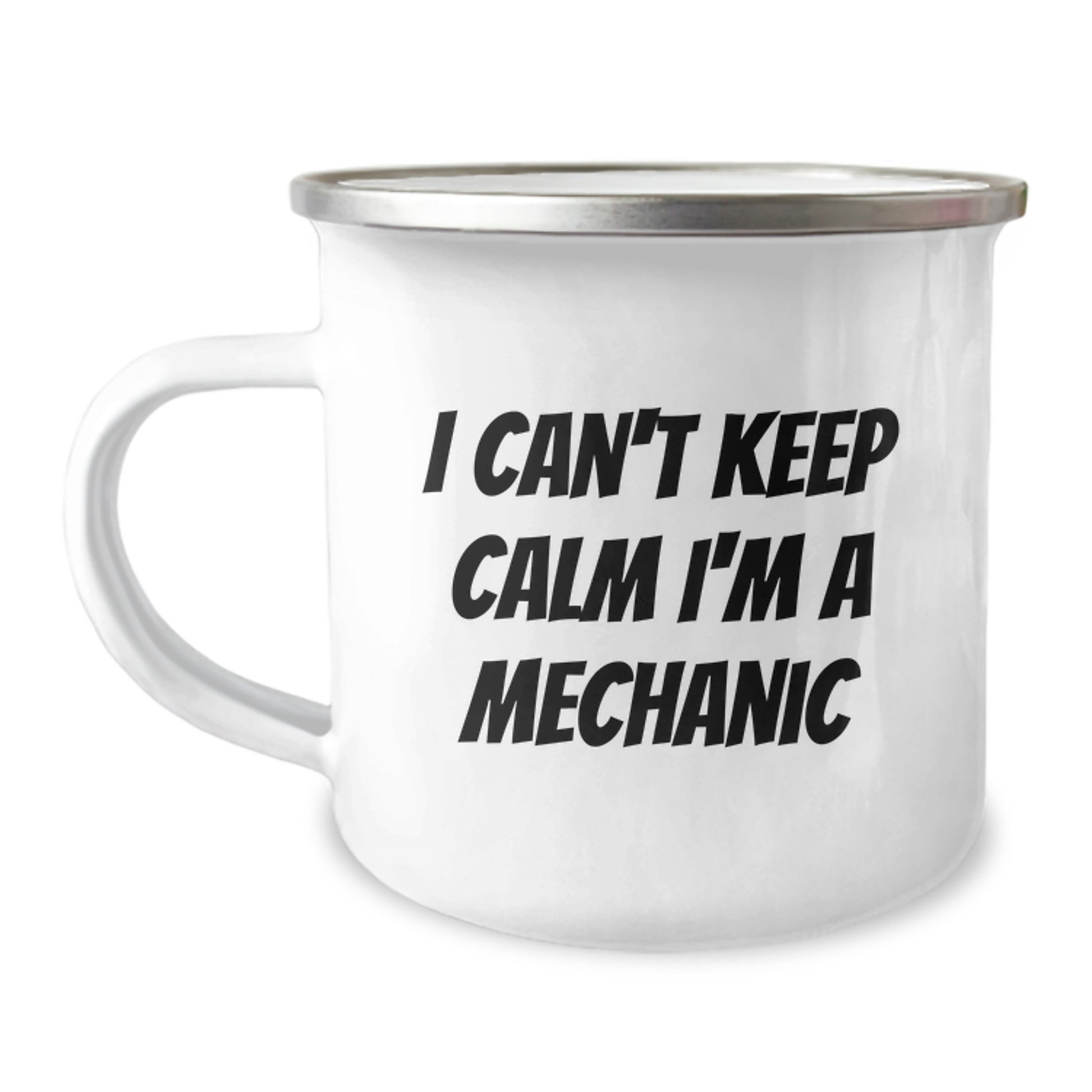 Funny Mechanic Gifts from Men for Mechanic - Camping Mug - 'I Can't Keep Calm I'm A Mechanic' Christmas Unique Gifts - Image 1
