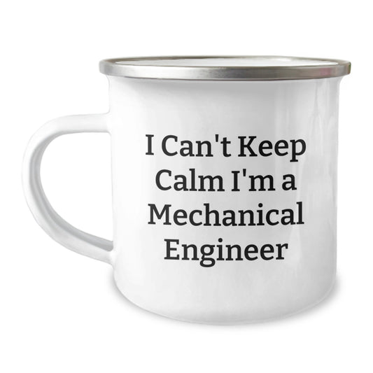 Funny Mechanical Engineer Gifts from Friends for Him - I'm a Mechanical Engineer Camping Mug for Christmas - Image 1