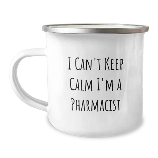 Funny Pharmacist Gifts, I'm A Pharmacist Camping Mug, Unique Christmas Memorable Presents for Pharmacist Friends and Family from Men and Women - Image 1