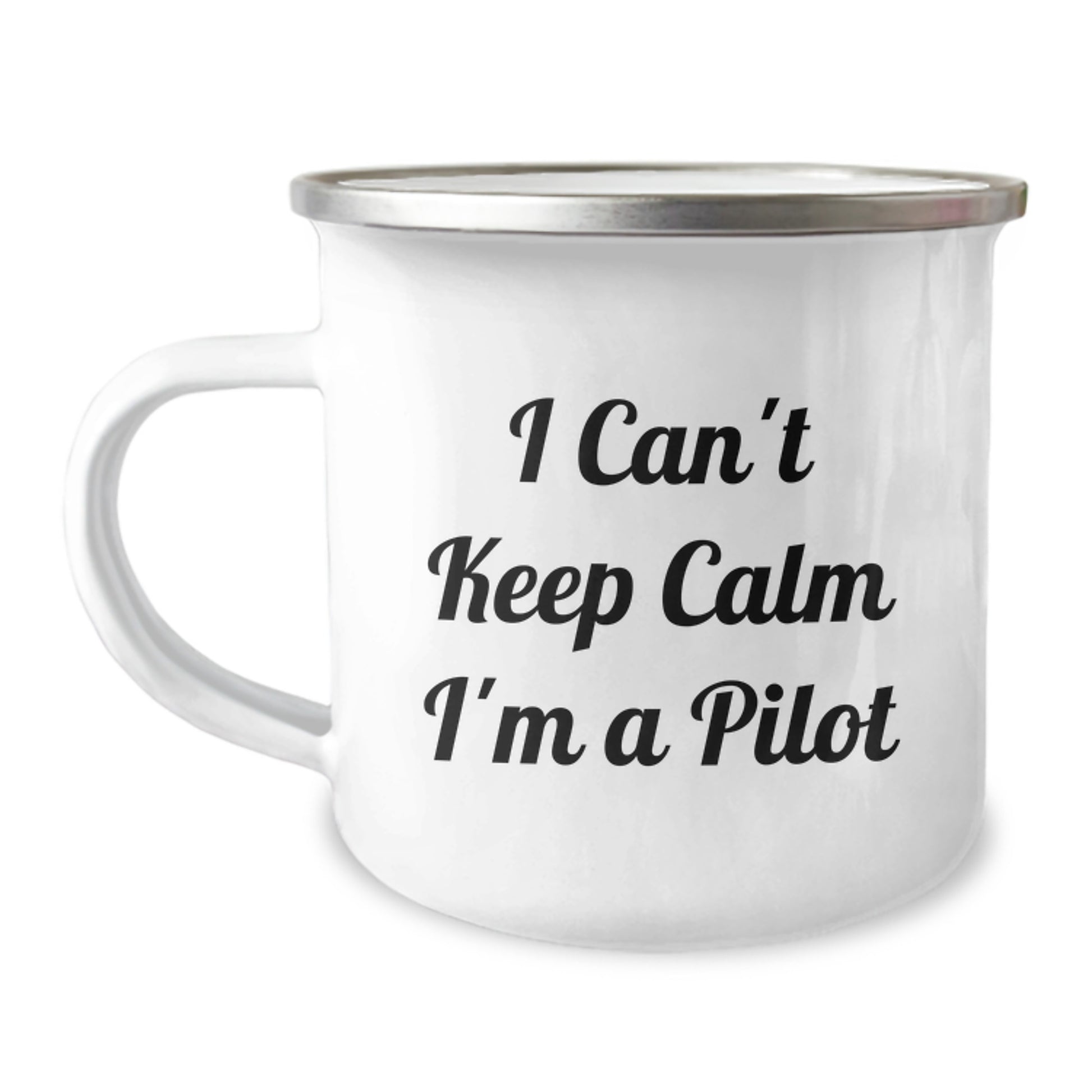 Funny Pilot Gifts from Friends for Men - I Can't Keep Calm I'm A Pilot Camping Mug for Christmas Unique Gifts - Image 1
