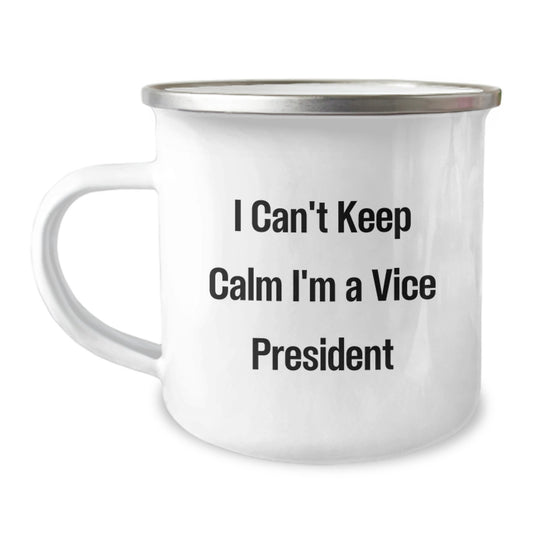 Funny Vice President Gifts from Friends - I'm A Vice President Camping Mug for Men Women Coworkers Family Christmas Unique Presents - Image 1