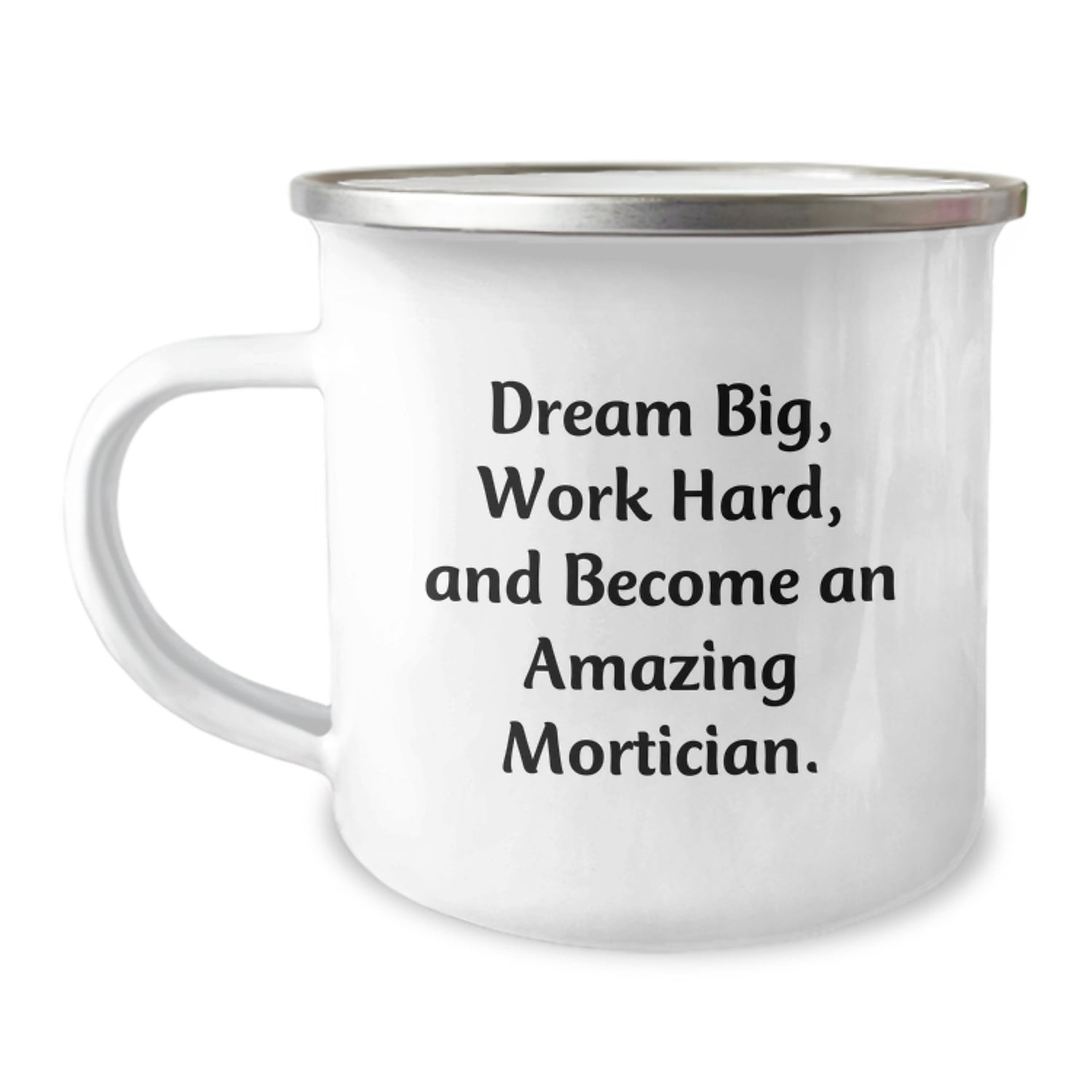 Funny Mortician Gifts from Friends to Mortician Men - Christmas Unique Inspirational Quotes on Camping Mug - Image 1