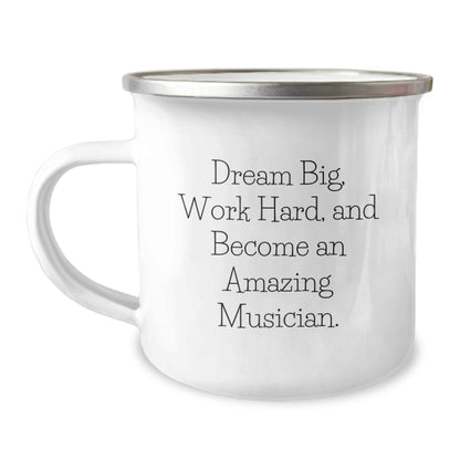 Inspirational Musician Gifts for Christmas, Funny Camping Mug for Musicians, Best Unique Christmas Unique Gifts from Friends to Musician Family Members - Image 1