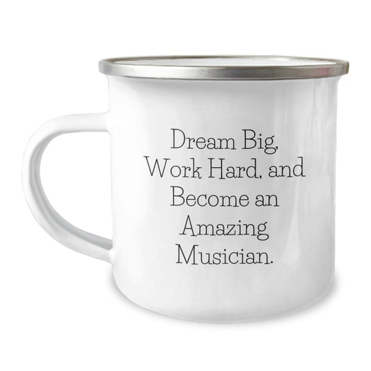 Inspirational Musician Gifts for Christmas, Funny Camping Mug for Musicians, Best Unique Christmas Unique Gifts from Friends to Musician Family Members - Image 1