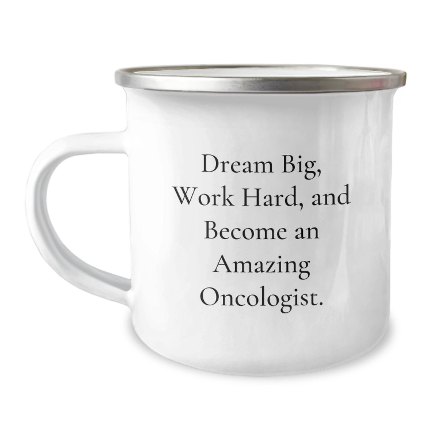 Inspirational Gifts from Friends for Amazing Oncologist Christmas Unique Mugs - Dream Big Work Hard Stainless Steel Coffee Mug, Funny Quote for Men Women - Image 1