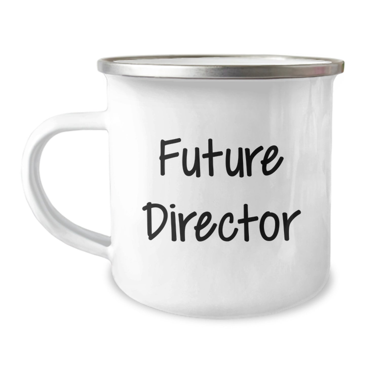 Funny Gifts from Family to Future Director, Unique Christmas Unique Gifts for Men, Camping Mug with 'May the Director be with You' Quote, Stainless Steel with Enamel Finish - Image 1