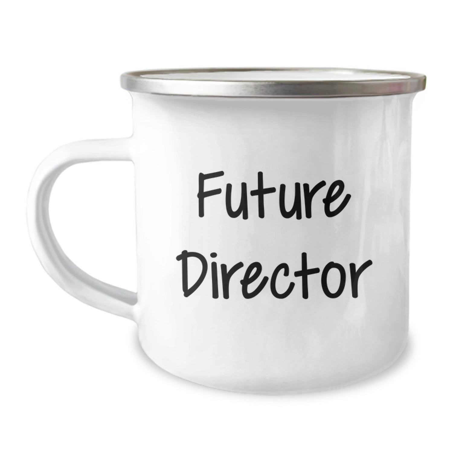 Funny Gifts from Family to Future Director, Unique Christmas Unique Gifts for Men, Camping Mug with 'May the Director be with You' Quote, Stainless Steel with Enamel Finish - Image 1