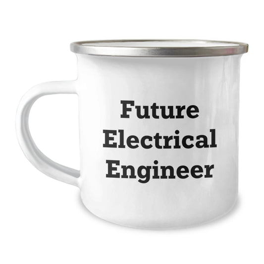 Unique Gifts from Friends and Family for Future Electrical Engineer, Funny Camping Mug for Electrical Engineer Graduation, Christmas Unique Presents - Image 1