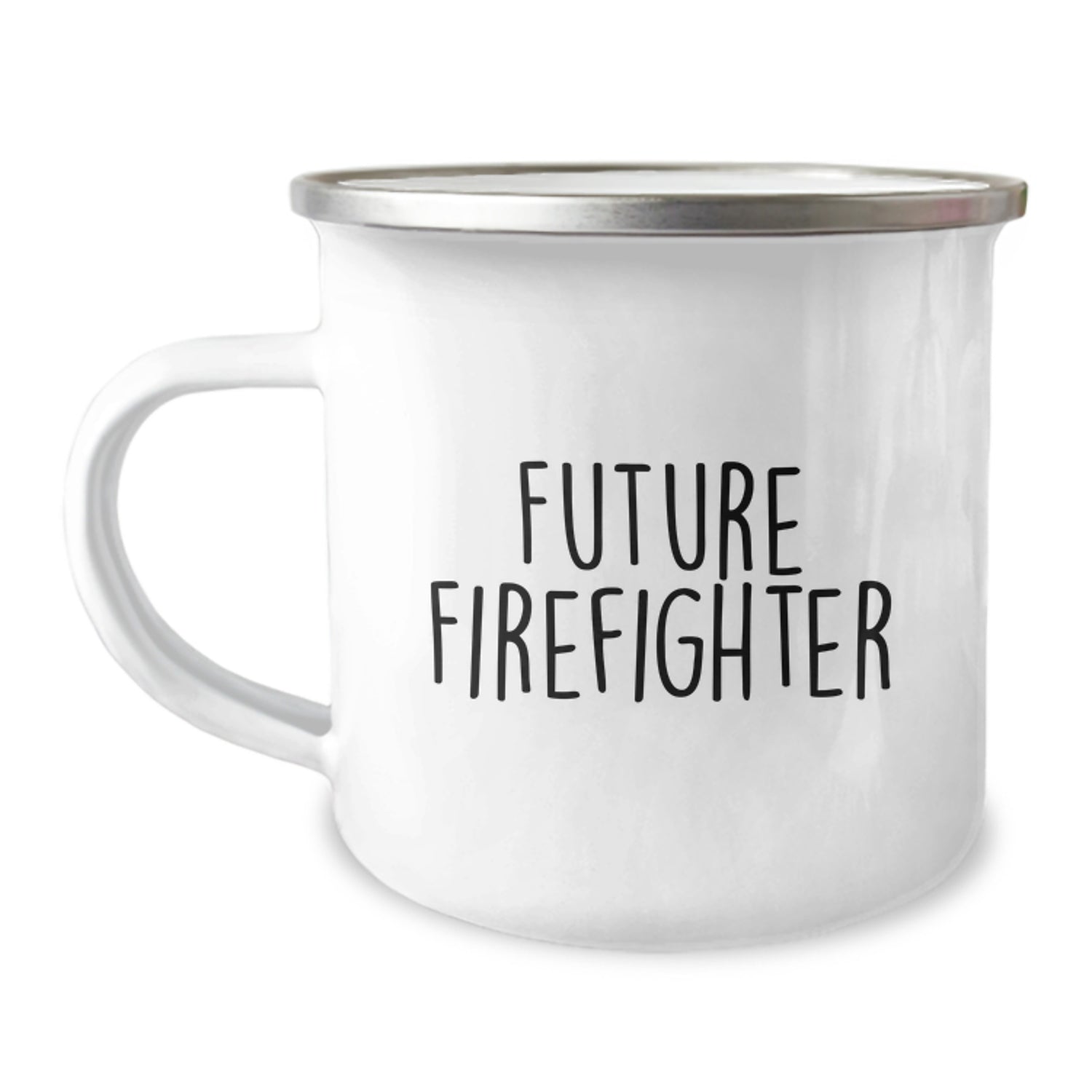 Funny Future Firefighter Gifts from Family for Men, Christmas Unique Camping Mug with Inspirational Quote - 'Future Firefighter, Save the Day!' - Image 1