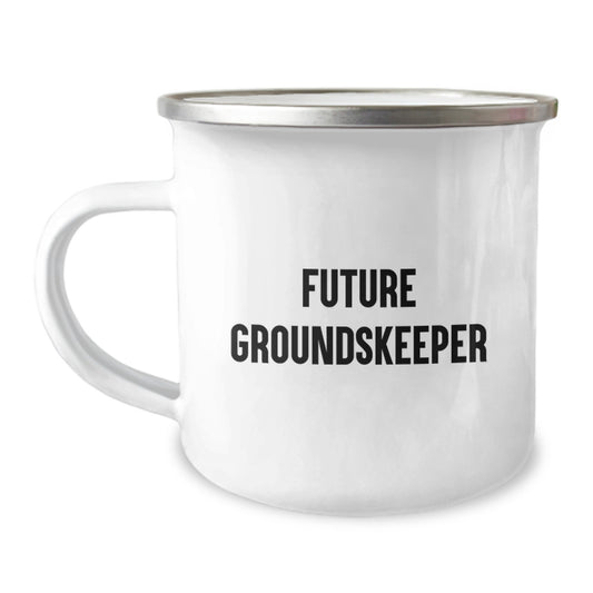Funny groundskeeper Gifts from Men, Unique Christmas Unique Gifts for groundskeeper, Camping Mug - Future groundskeeper Quote - Image 1