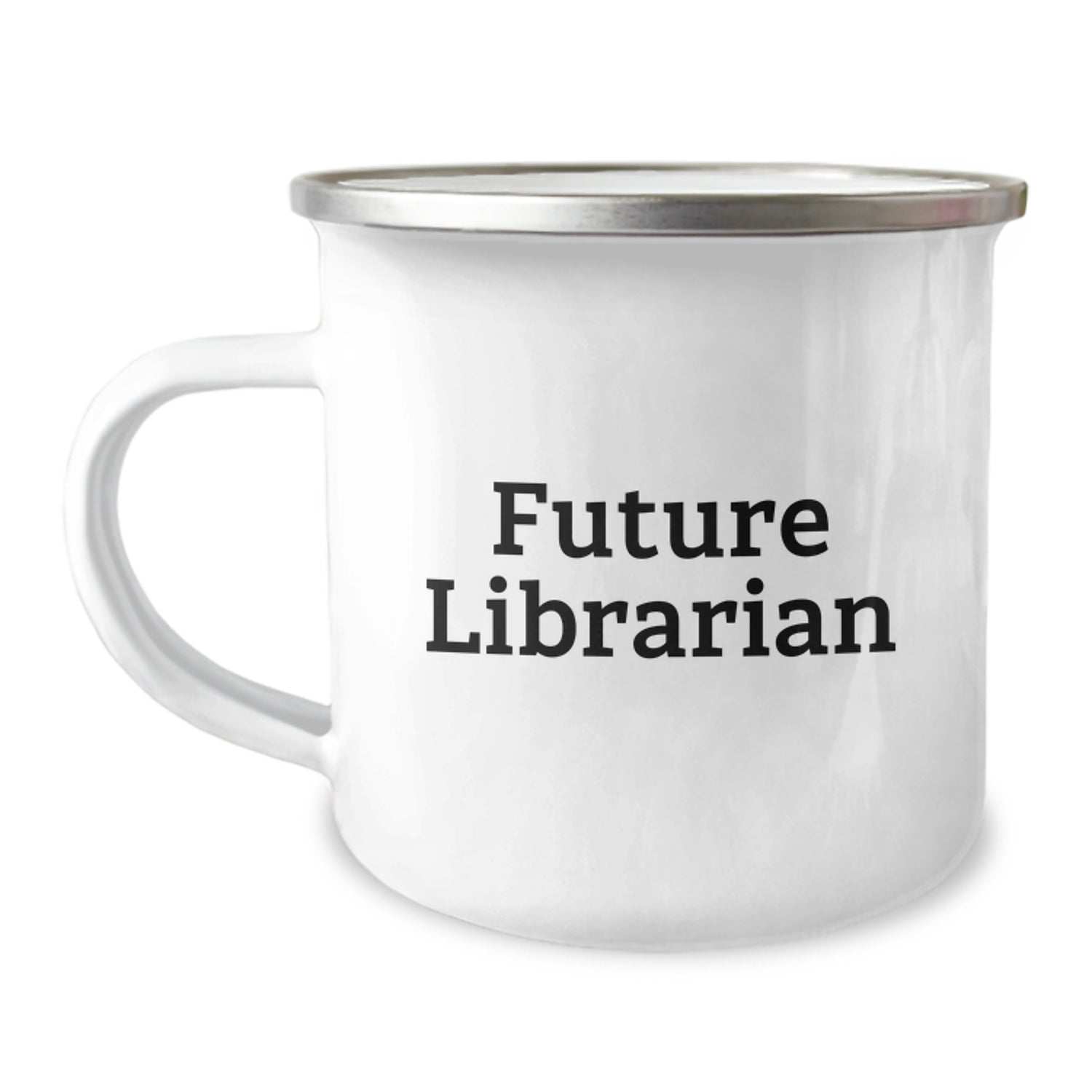 Funny Librarian Gifts for Men, Funny Future Librarian Quote Camping Mug, Unique Christmas Unique Gifts from Friends for Librarian - Image 1