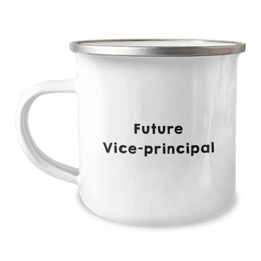 Funny Vice-principal Gifts from Friends, Future Vice-principal Camping Mug, Christmas Unique Gifts for Vice-principal - Image 1