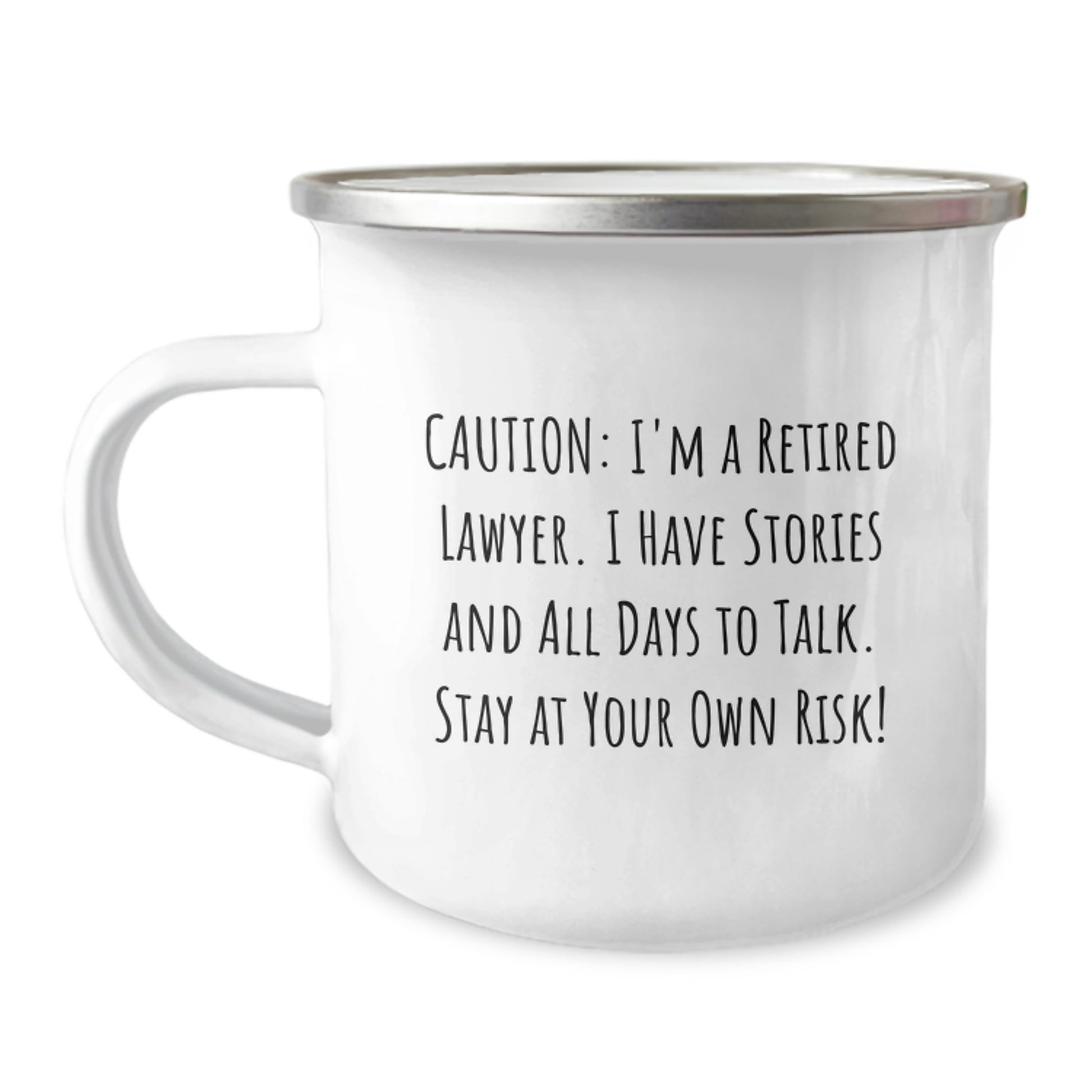 Funny Lawyer Gifts for Men, Lawyer Christmas Unique Presents from Friends, Camping Mug with Humorous Quote - Image 1