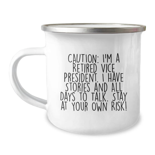 Funny Vice President Humor Gifts from Friends and Family for Men Women Christmas Unique Mugs - Retired Vice President Stories - Image 1