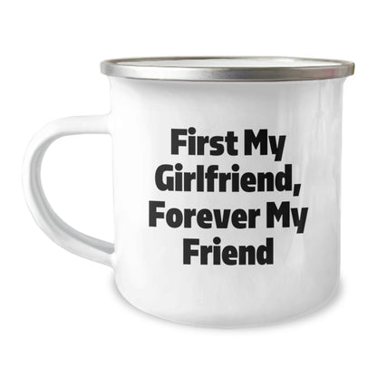 Funny Quotes Sweetheart Gifts from Men to Sweetheart - Camping Mug for Sweetheart - First My Sweetheart, Forever My Friend Christmas Unique Gifts - Image 1