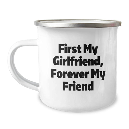 Funny Quotes Sweetheart Gifts from Men to Sweetheart - Camping Mug for Sweetheart - First My Sweetheart, Forever My Friend Christmas Unique Gifts - Image 1