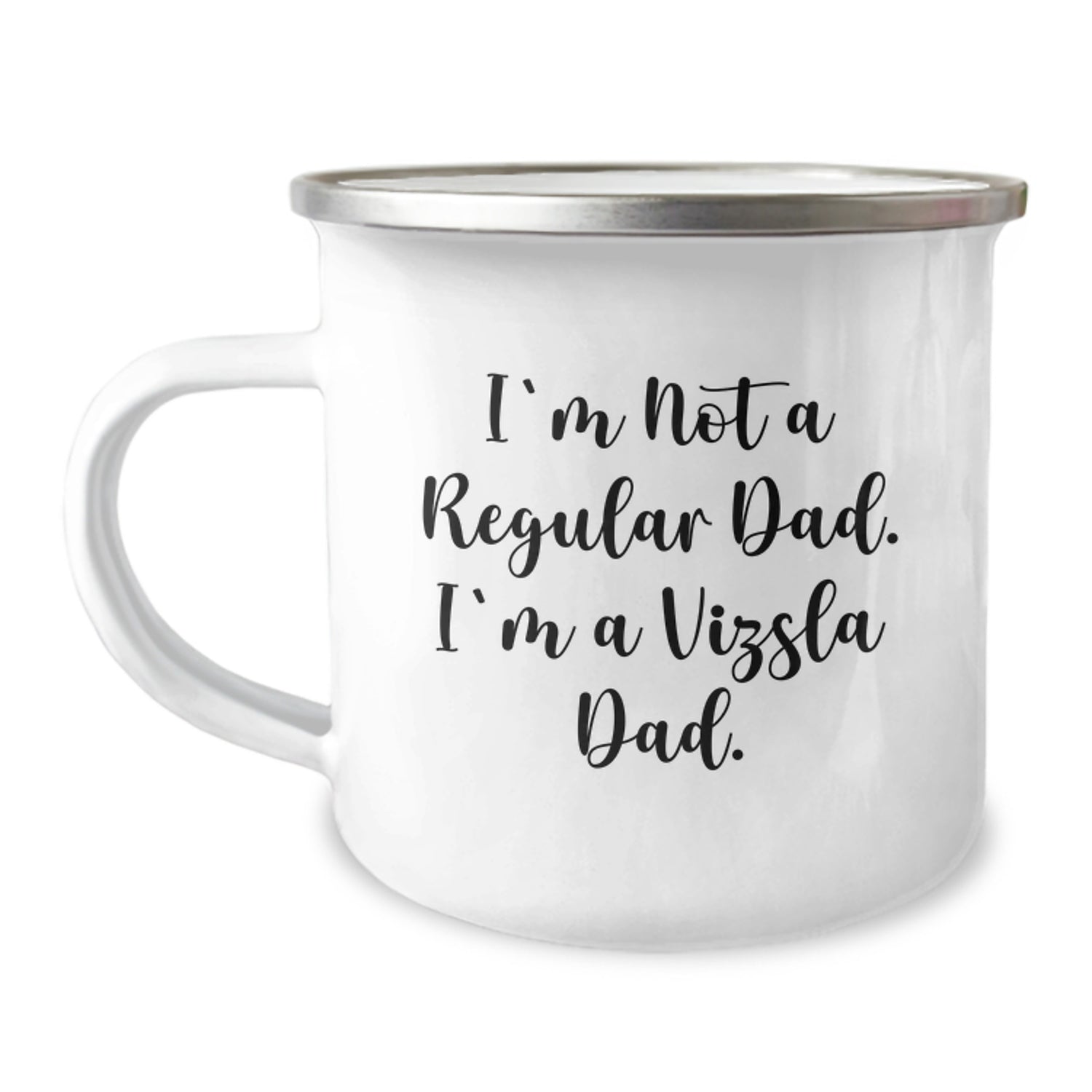 Funny Gifts for Vizsla Dad, Unique Camping Mug for Vizsla Dog Owner, Christmas Unique Gifts from Dad to Vizsla Lover Men - Image 1
