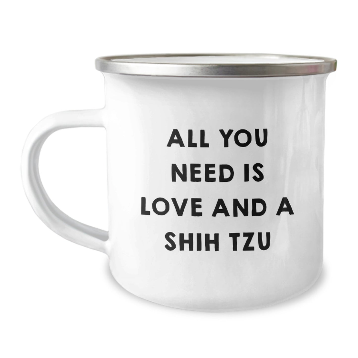 Shih Tzu Dog Lovers Gifts, Funny Quote Camping Mug Christmas Unique Presents from Friends to Family - Image 1