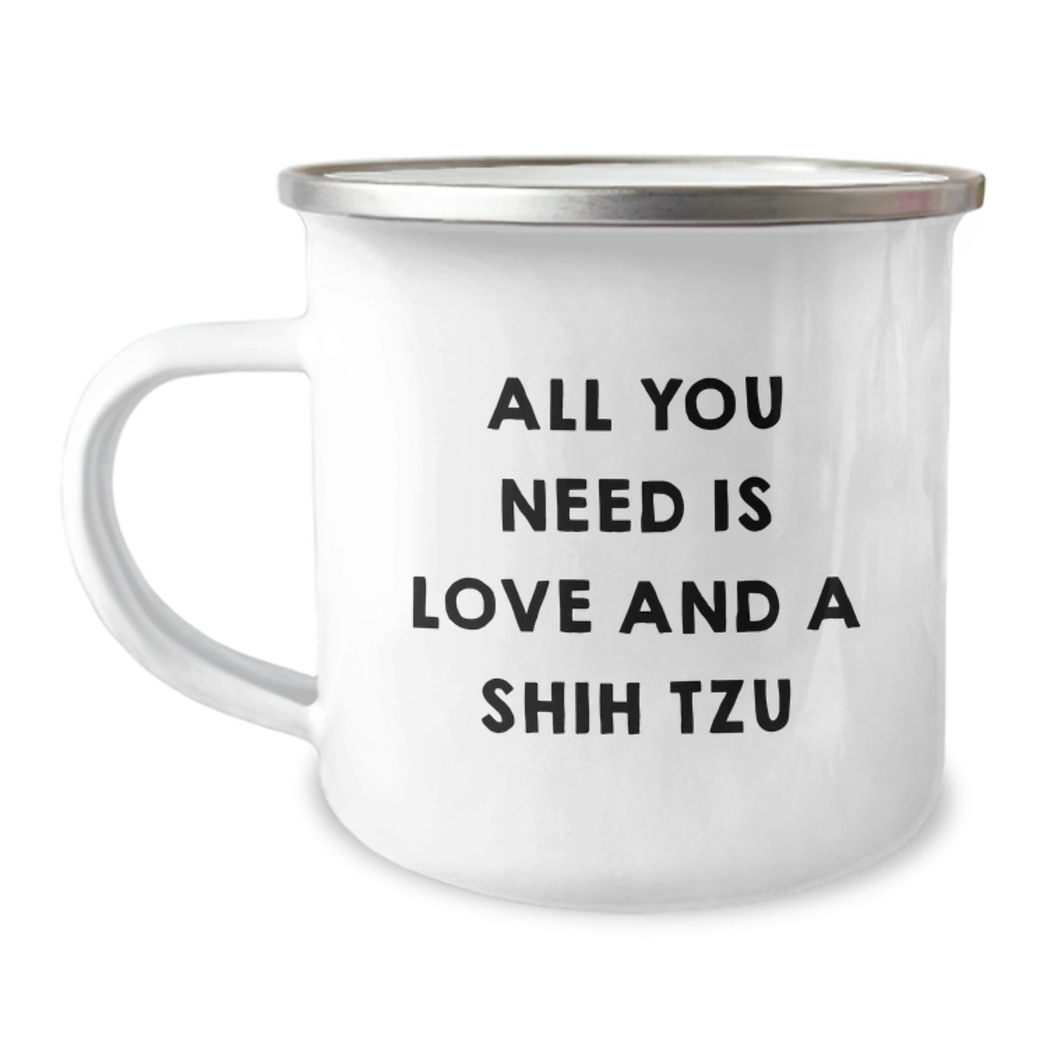 Shih Tzu Dog Lovers Gifts, Funny Quote Camping Mug Christmas Unique Presents from Friends to Family - Image 1