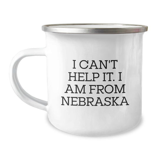 Unique Nebraska Camping Mugs Funny Gifts from Friends and Family for Christmas - Image 1